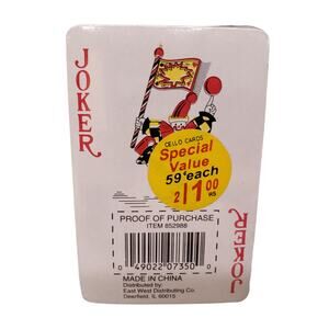 Vintage Playing Cards Joker Special Cello Cards Game Cards Poker